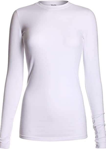 Medpro Womens Medical Scrub Solid Long Sleeve Undershirt White Xl In