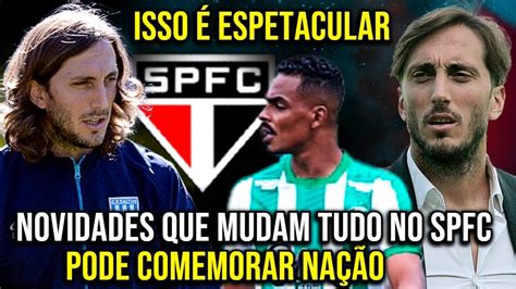 Comemora Na O Isso Espetacular No Spfc Finalmente Novidades Que