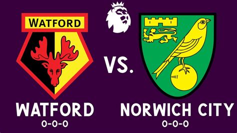 Watford Vs Norwich City Match Highlights Premier League Gameweek