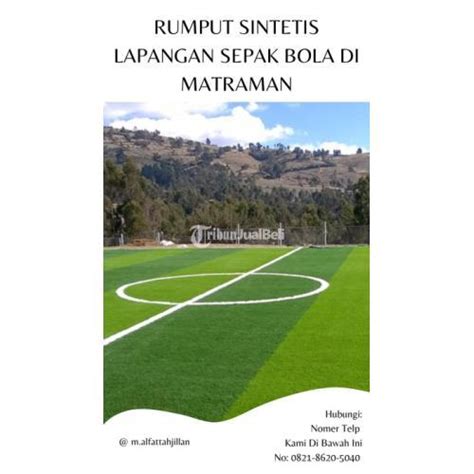 Rumput Sintetis Lapangan Sepak Bola di Matraman di Bekasi - Tribun JualBeli