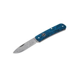 Cuchillo B Ker Plus Tech Tool Blue Damast Herramienta Vers Til Con