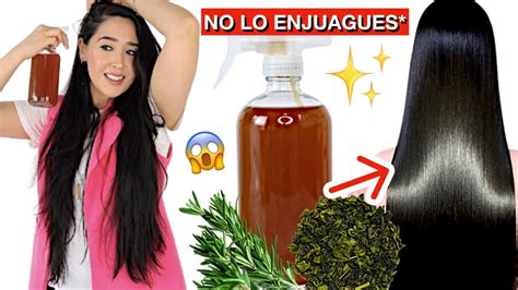 NO LO ENJUAGUES Y TU CABELLO NO DEJARA DE CRECER DETÉN LA CAÍDA DEL