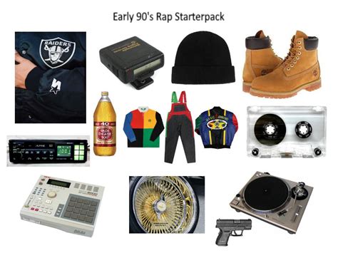 Early 90s Rap Starterpack Rstarterpacks