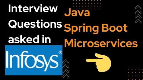 Real Infosys Interview Questions Java Spring Boot Microservices Part