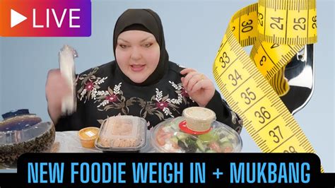 Foodie Beauty mukbang and weigh in!! - YouTube