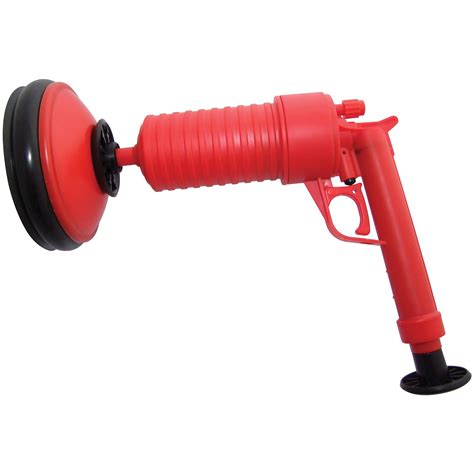 New Air Pump Action Drain Blaster Gun Toilet Pipes Sink Shower