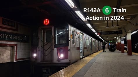 Mta New York City Subway R A Train Action In Youtube