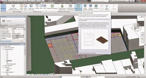 REVIT 2014 MODIFICACIÓN DE LA TOPOGRAFÍA PLATAFORMA DE CONSTRUCCIÓN