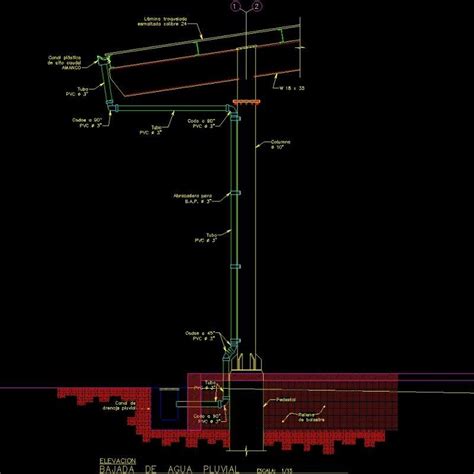 Building Storm Drain DWG Detail for AutoCAD • Designs CAD