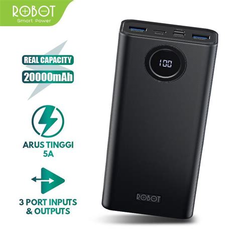 Jual Power Bank Robot Rt Mah Quick Charging Original Garansi