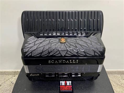 Venda De Acordeon Scandalli Super Iv All Black