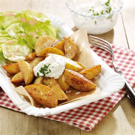 Potato Wedges Mit Sour Cream Rezept WW Deutschland