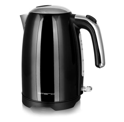 Emerio Czajnik Elektryczny Water Kettle Black Czarny 2200 W