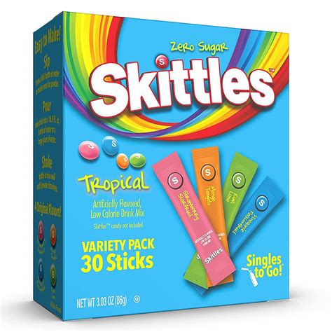 Skittles Tropical Drink Mix - 30 Servings | Passion For Sugar Fr