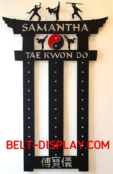 Taekwondo Belt Display | Karate Belt Display | Martial Arts Belt Holde ...