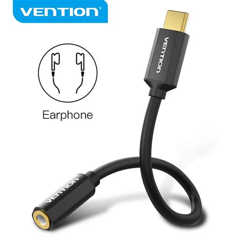 Vention Type C Para Cabo De Udio De Mm Hifi Cait Omtp Usb C Para