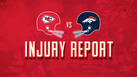 Week 15 Injury Report | Kansas City Chiefs vs. Denver Broncos
