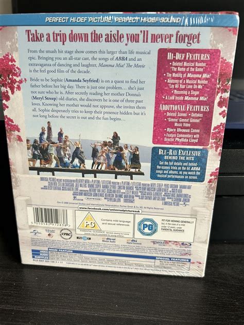 Mamma Mia Blu Ray Digibook 100th Anniversary Edition Uk Release New And Sealed Ebay