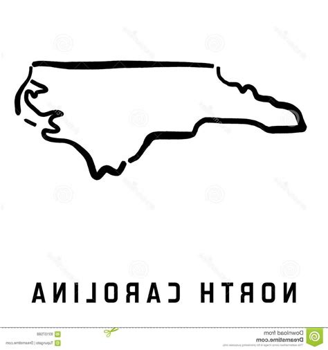 North Carolina State Outline Vector At Vectorified Collection Of