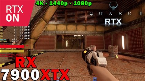 Quake 2 RTX Ray Tracing RX 7900 XTX Ryzen 7 5800X3D 4K 1440p