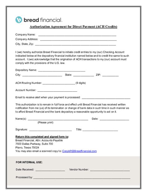 Fillable Online Authorization Agreement Ach Debits Cloudfront Net
