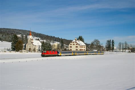 Re Ii Der Sbb Zwischen La Chaux De Fonds Und Le Cr T Du Locle