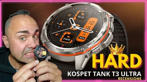 Kospet Tank T3 Ultra è il nuovo smartwatch rugged con GPS e display