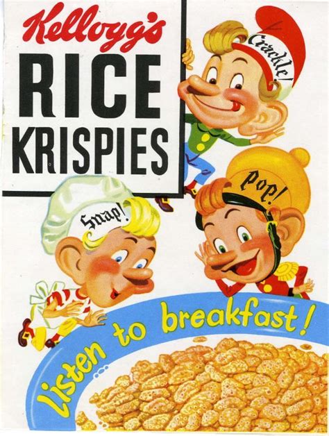 Kellogg S Rice Krispies 1961 Vintage Ads Rice Krispies Snap Crackle Pop