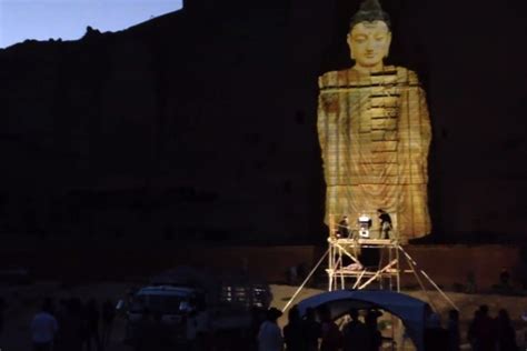 The Demolished Buddhas of Bamiyan Are Reborn as 3D Projections