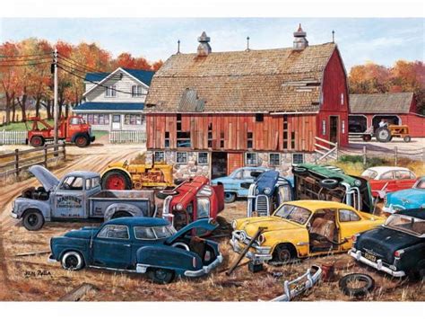 SUNSOUT JIGSAW PUZZLE BANYARD GEMS 1000 PIECE