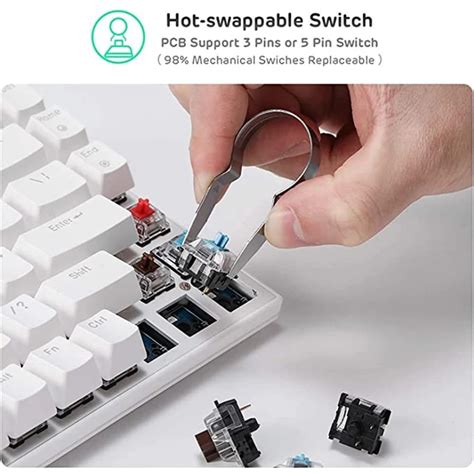 Rk Royal Kludge Rk Rgb Bt G Usb C Hot Swappable