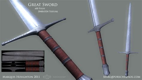 Marquis Houghton Environment Artist: Great Sword