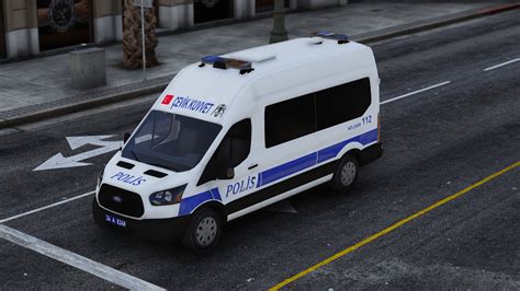 Ford Transit Polis Cevik Kuvvet Paket Turkish Els Gta Mods