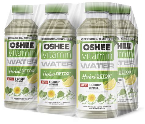 Витаминизированная вода OSHEE DETOX&HERBAL 555мл 6 шт. — купить в ...