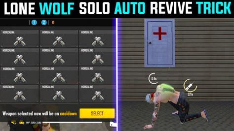 Lone Wolf Mode Solo Auto Revive Trick Free Fire New Tricks Youtube