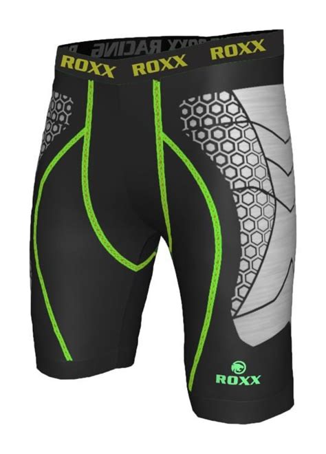 M Skie Spodenki Rowerowe Roxx Men Compression Short Czarno Szare