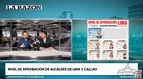 Nivel De Aprobación Del Alcalde De Magdalena Del Mar Francis Allison El Men