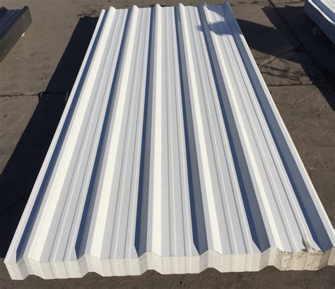 Grey Alkyd Polyester Coated Box Profile Roof Sheets 8 12ft