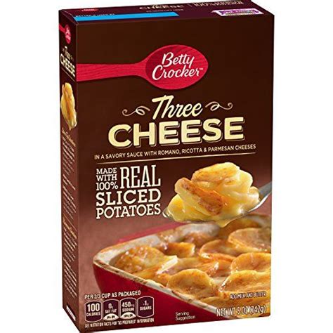 Betty Crocker Three Cheese Potatoes 5 Oz Box Pack Of 12 Scalloped Potatoes Betty Crocker