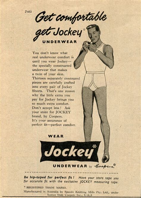 1953 Advertisement For Jockey Underwear Free Download Borrow And Streaming Internet Archive