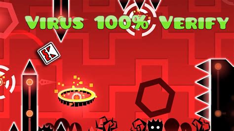 Virus 100 Verify Geometry Dash Youtube