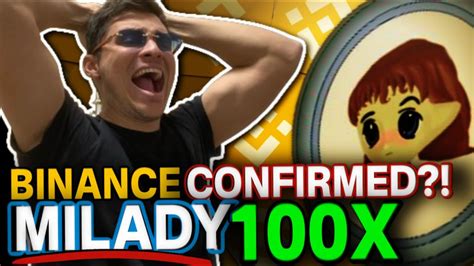 Milady Meme Coin Is About To Pump Binance Listing Confirmed Youtube