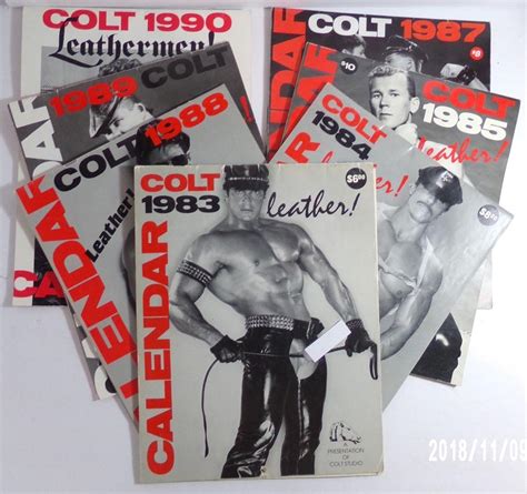 7 Colt Studio Calendars 1983 1984 1985 1987 1989 1990 1958058516