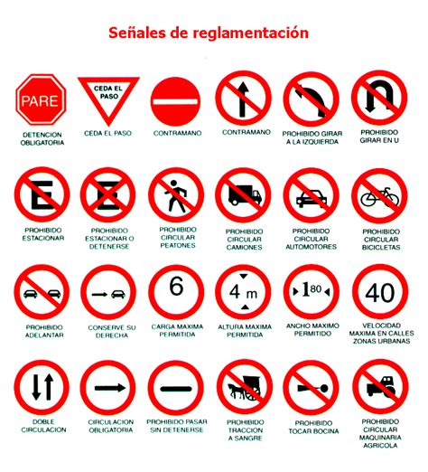 Normativas Se Ales De Transito Simbolos De Transito Se Ales De Tr Fico