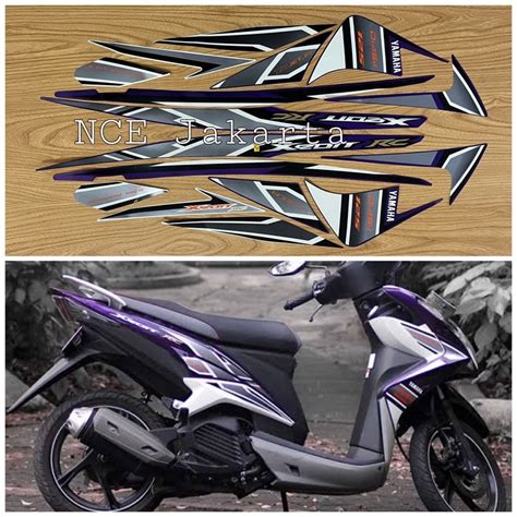 Jual Stiker Striping Motor Xeon Rc Ungu Violet Shopee Indonesia