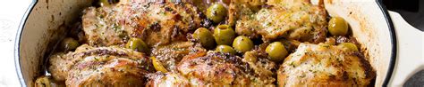 Saucy Skillet Chicken With Lemons And Olives