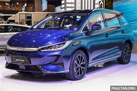 Byd M6 泰国上市 六人座纯电mpv 续航里程最长530公里 2024giiasbydm6 1 Paul Tan 汽车资讯网