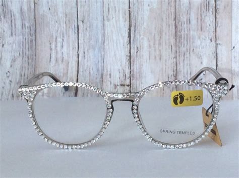 Swarovski Crystal Reading Glasses Etsy