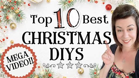 10 Christmas Diys Top 10 Diys For Christmas Youtube