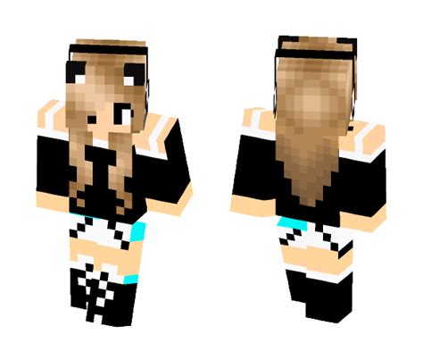 Install Black & White Girl Skin for Free. SuperMinecraftSkins